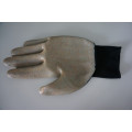 Guantes de trabajo recubiertos de nitrilo con revestimiento de poliéster (N1801-1)